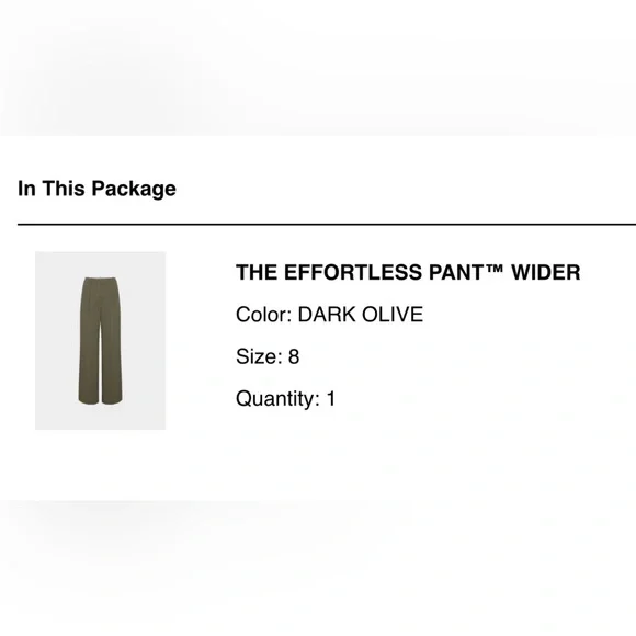 Aritzia The Effortless Pant- Crepette Wider - Picture 7 of 7